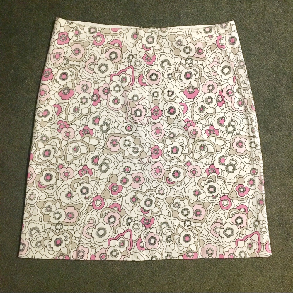 Tahari floral pencil skirt